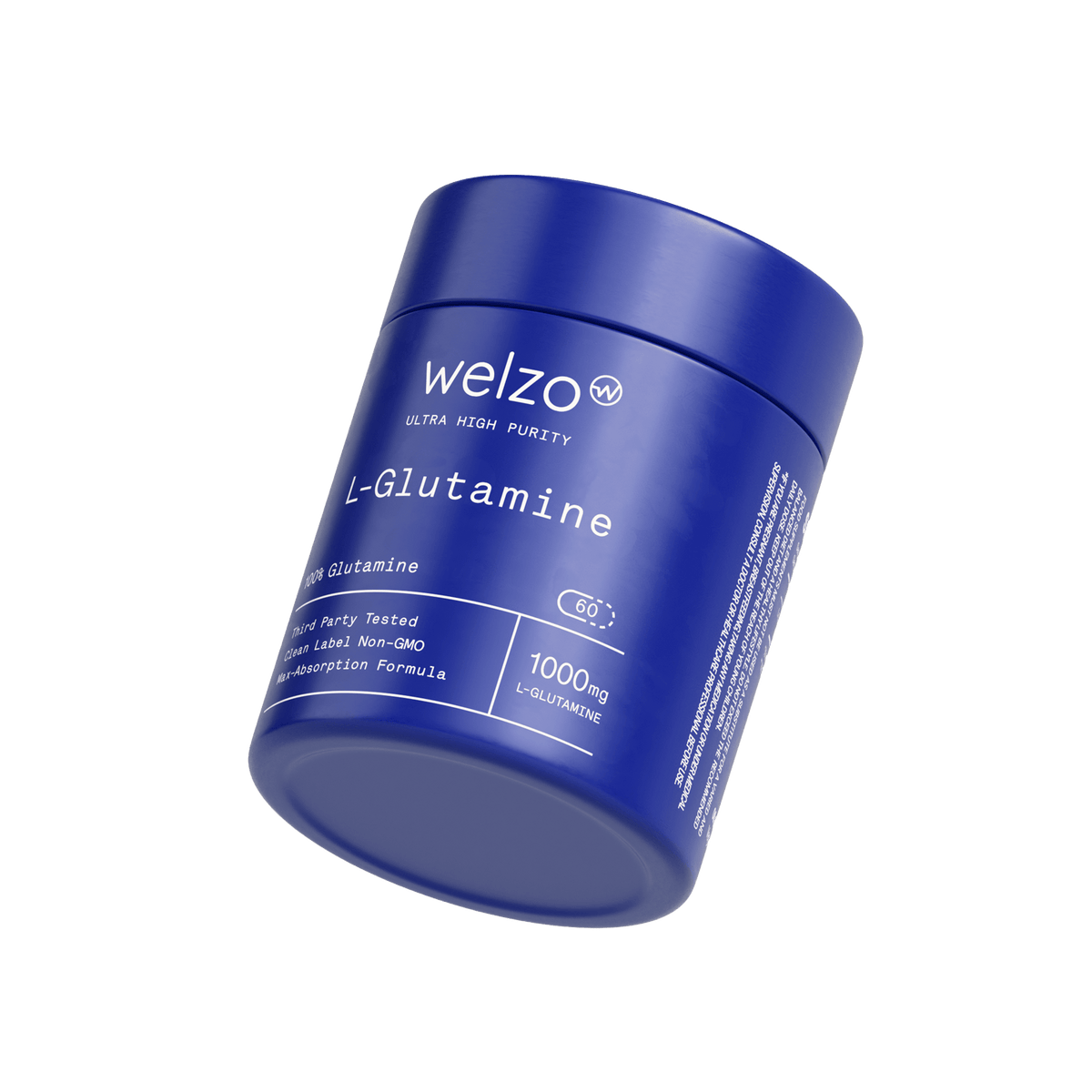 Ultra Purity L-Glutamine amino acid capsules for gut and recovery – view 10