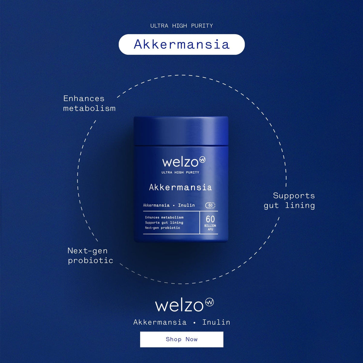 Welzo gut health reset bundle food intolerance test akkermansia – view 6