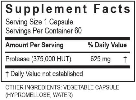 Transformation Enzyme Protease 375K™ - 60 caps