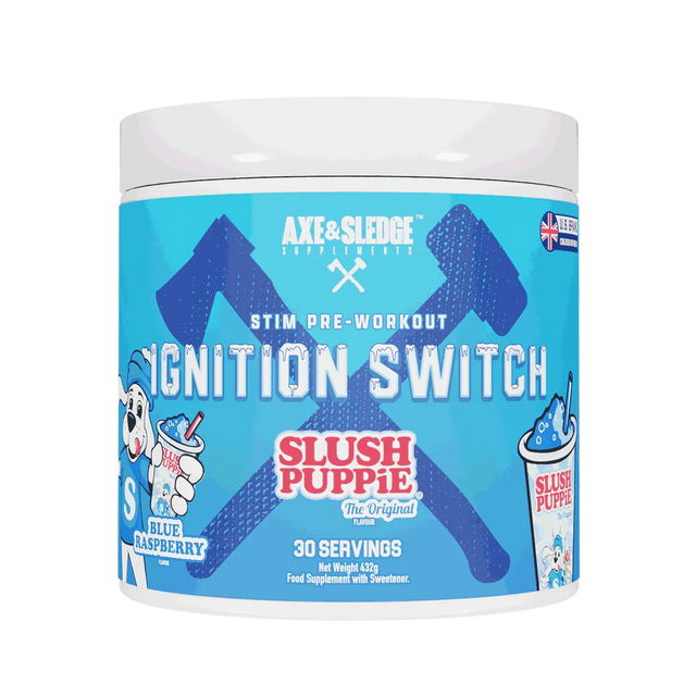 Axe & Sledge Supplements Ignition Switch 432g SLUSH PUPPiE Blue Raspberry