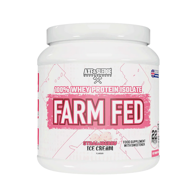 Axe & Sledge Supplements Farm Fed 792g Strawberry Ice Cream