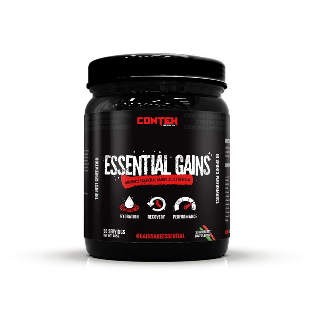 Conteh Sports Essential Gains 465g Strawberry Lime