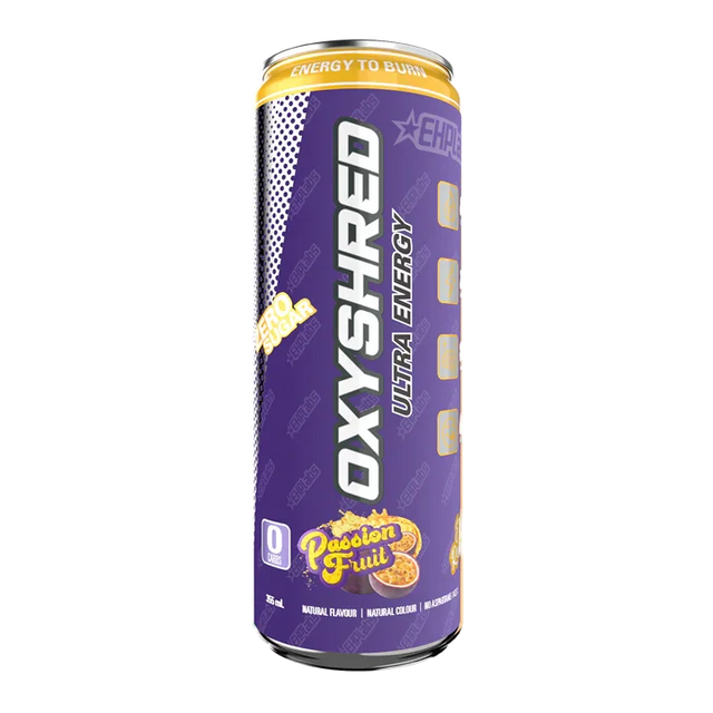 EHP Labs OxyShred Ultra Energy Drink RTD 12x355ml Passionfruit