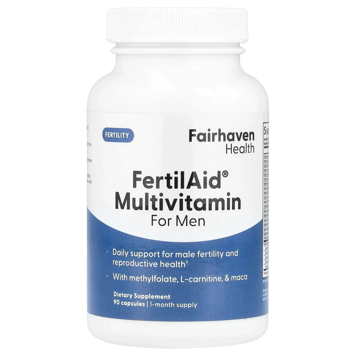 Fairhaven Health FertilAid for Men, 90 Capsules