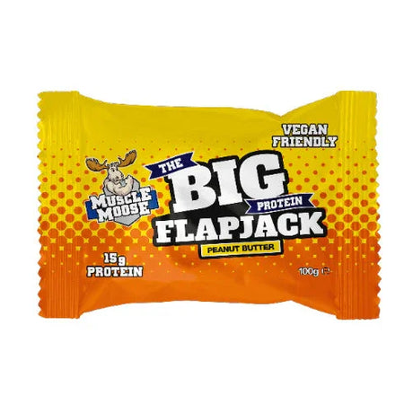 Muscle Moose Big Protein Flapjack 12x100g Peanut Butter