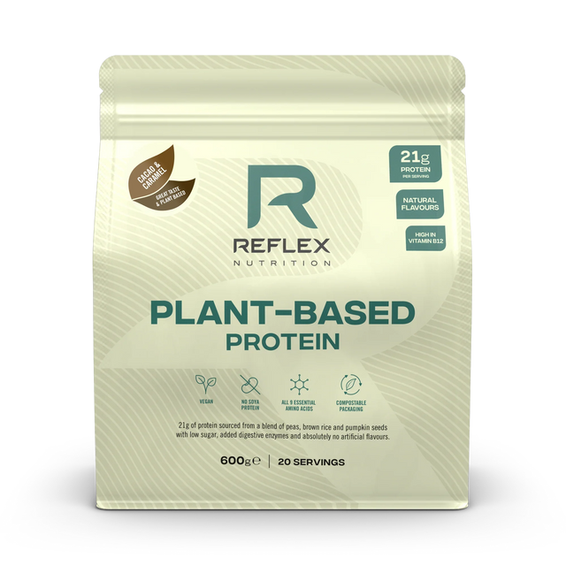 Reflex Nutrition Plant Based Protein 600g Cacao & Caramel