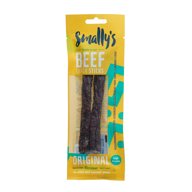 Smally's Beef Snack Sticks 15x40g Original