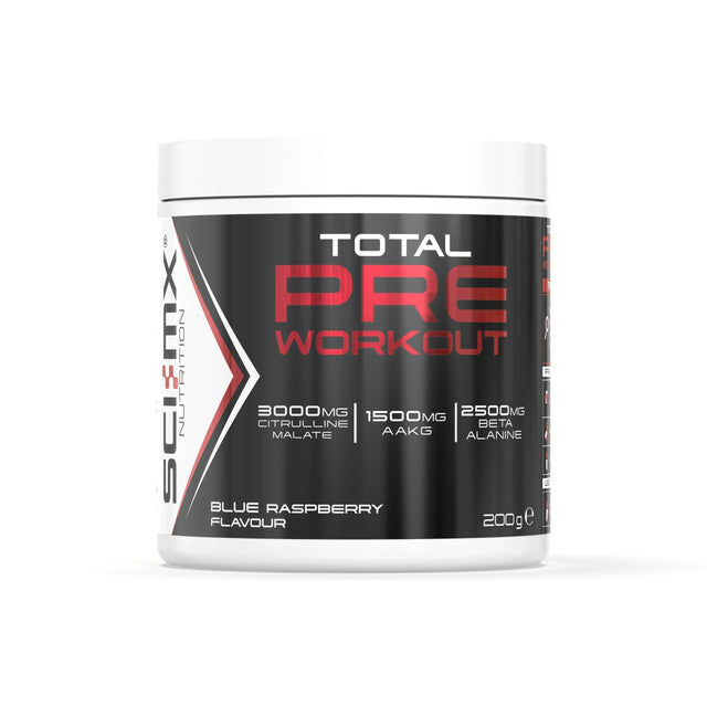 Sci-MX Total Pre-Workout 200g Blue Raspberry