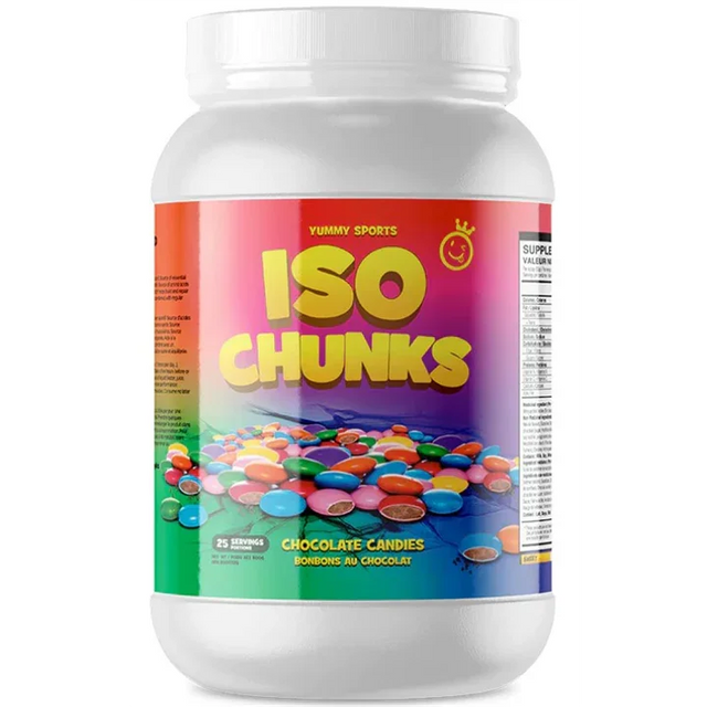 Yummy Sports ISO Chunk 25 Serv 800g Chocolate Candies