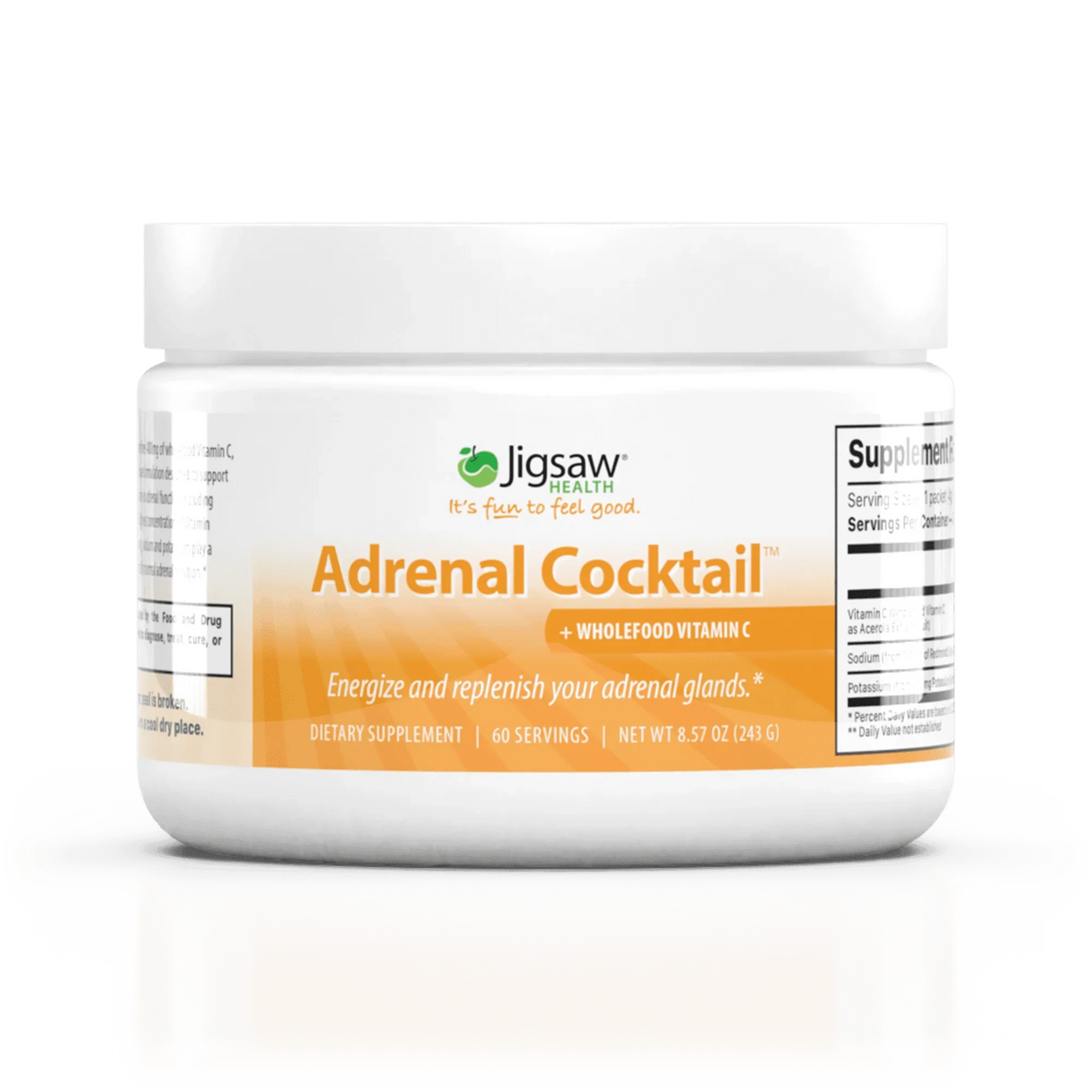 Adrenal Cocktailâ„¢ (jar) - 60 Servings - Jigsaw Health - welzo