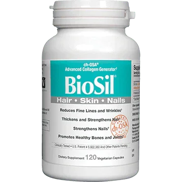 BioSil, ch-OSA (Hair, Skin & Nails) 120 Vegetarian Capsules – Natural Factors - welzo