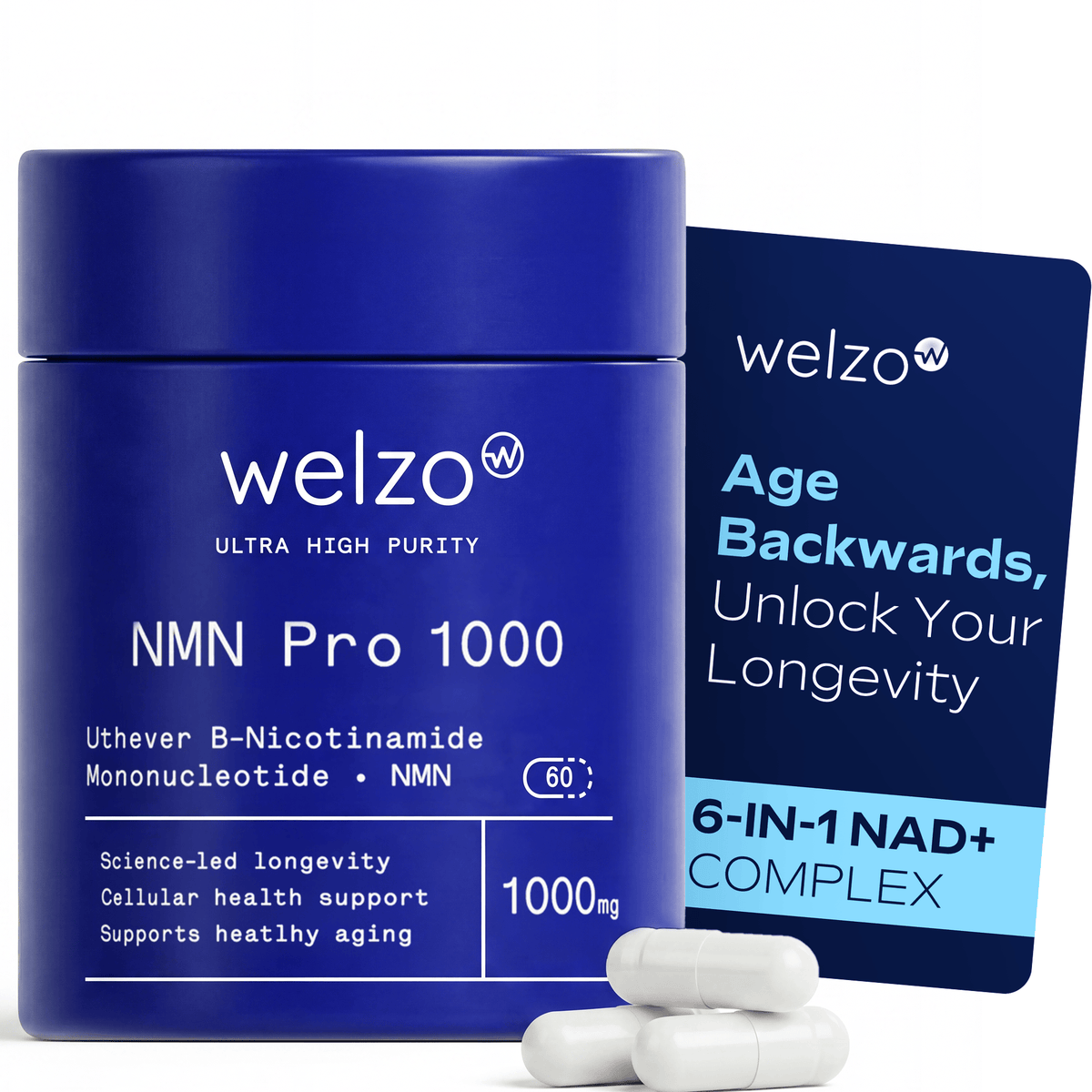 Ultra Purity NMN and TMG stack NAD+ methylation support – view 5