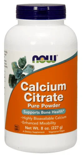 Calcium Citrate Pure Powder, 227g - Now Foods - welzo
