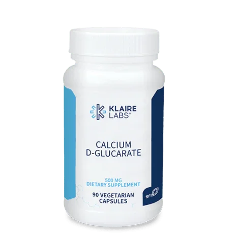 Calcium D-Glucarate, 90 Capsules, Klaire Labs - welzo