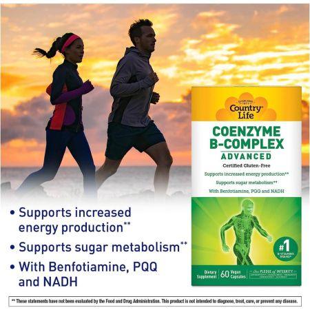 Country Life Coenzyme BComplex Advanced Vegan Capsules