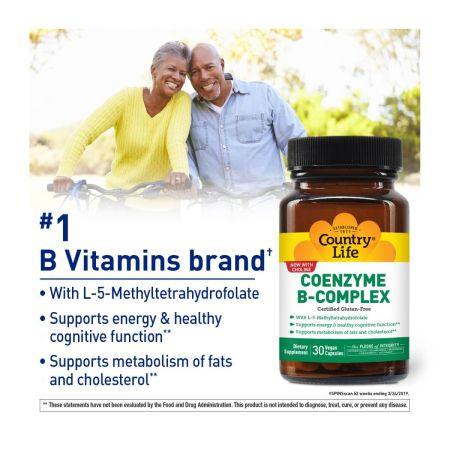 Country Life Coenzyme BComplex Advanced Vegan Capsules
