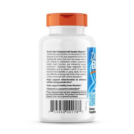 Doctor's Best Ubiquinol with Kaneka 50mg 90 Softgels