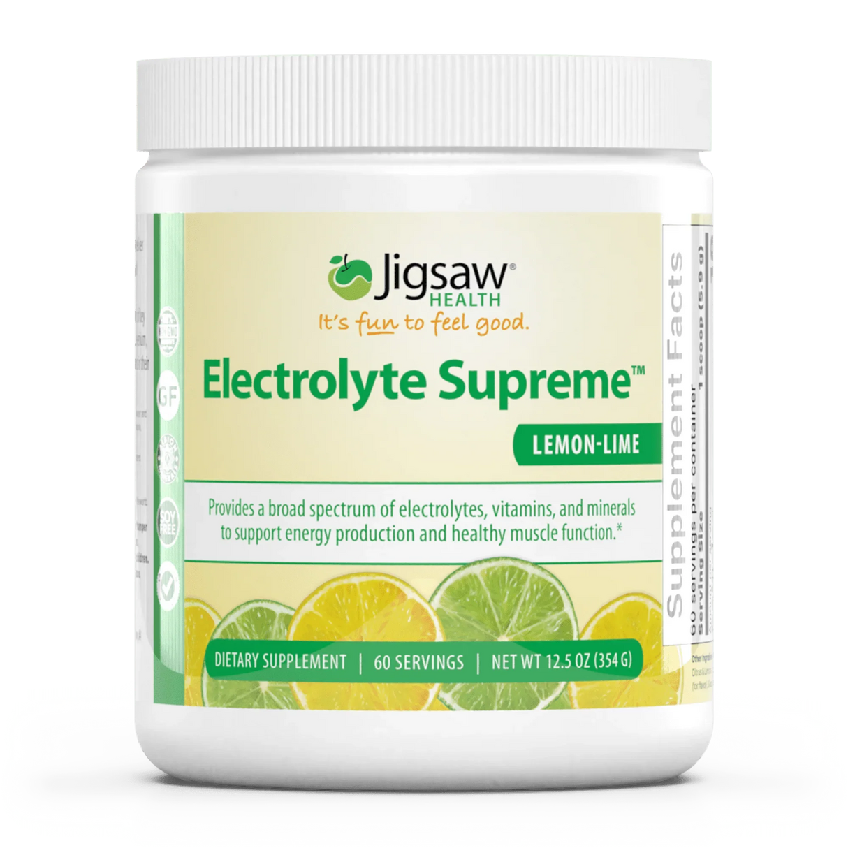 Electrolyte Supremeâ„¢ Lemon Lime flavour, 330 g - Jigsaw Health - welzo