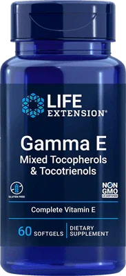 Gamma E Mixed Tocopherol/Tocotrienols - 60 softgels - Life Extension - welzo