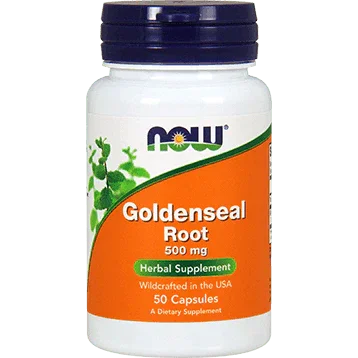 Goldenseal Root 500mg 50 caps - Now Foods - welzo
