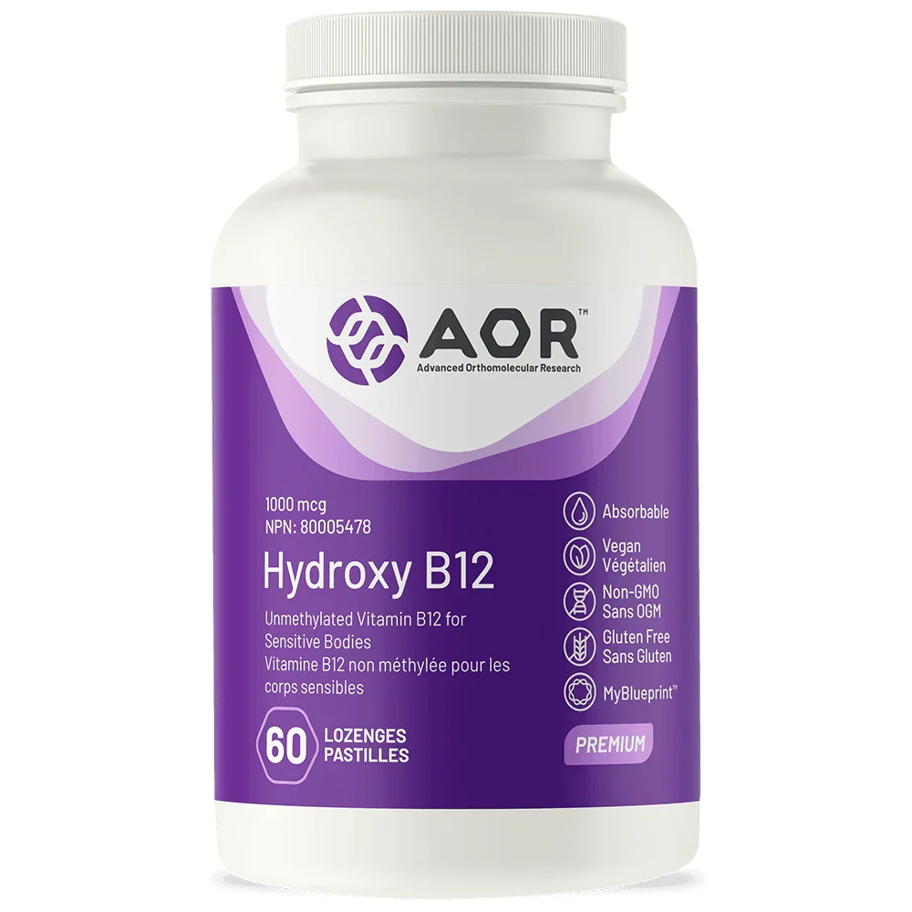 Hydroxy B12 - 60 Lozenges - AOR - welzo