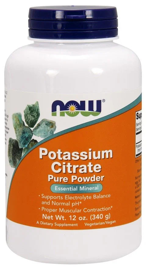 NOW Foods Potassium Citrate, Pure Powder - 340 grams