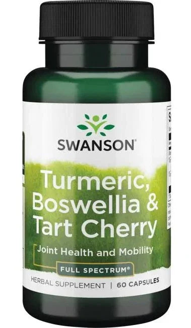 Swanson Turmeric, Boswellia & Tart Cherry - 60 caps