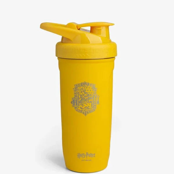 SmartShake Harry Potter Collection Stainless Steel Shaker, Hufflepuff - 900 ml.