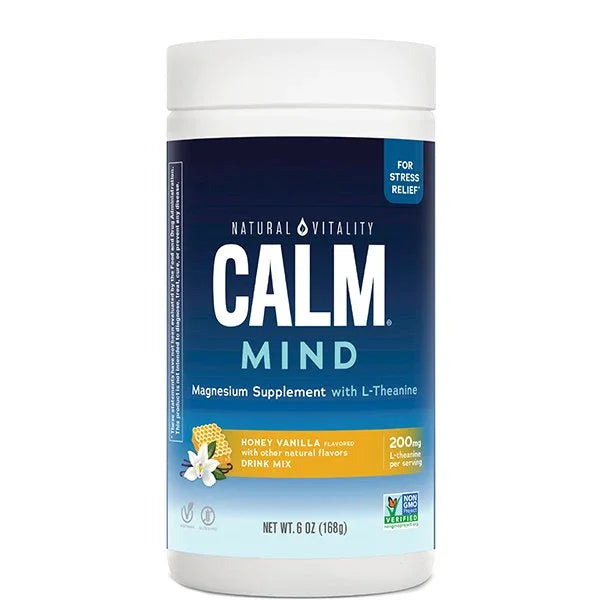 Natural Vitality Calm Mind, Honey Vanilla - 168 grams