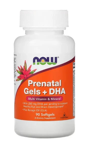 NOW Foods Prenatal Gels + DHA - 90 softgels