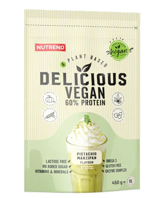 Nutrend Delicious Vegan, Pistachio Marzipan - 450 grams