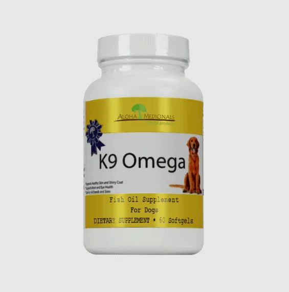 K9 Omega, Fish Oil for Dogs - 60 Softgels - Aloha Medicinals - welzo