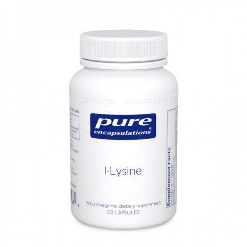 L-Lysine 500 mg 90 vcaps - Pure Encapsulations - welzo