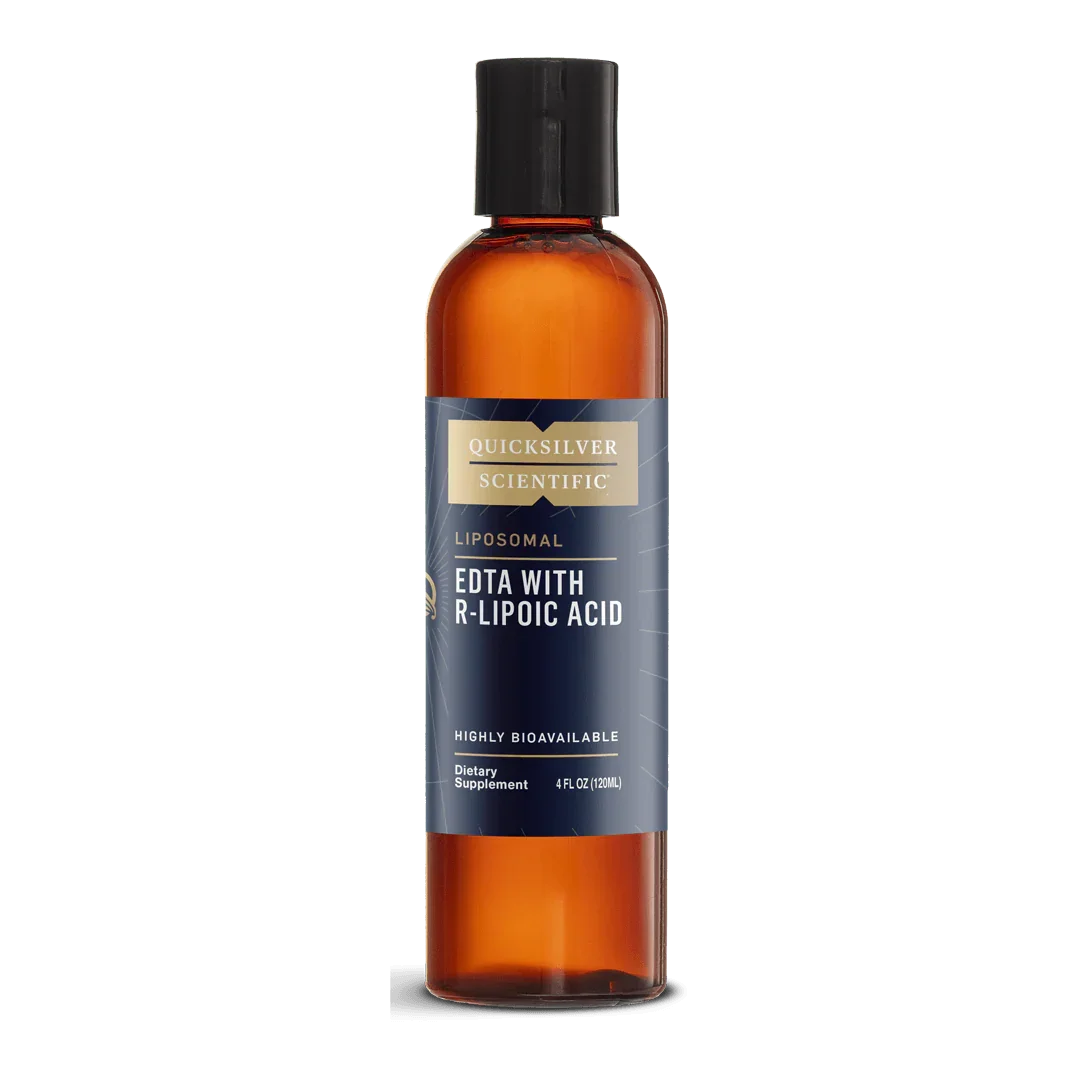 Liposomal EDTA with R-Lipoic Acid (4oz) - QuickSilver - welzo