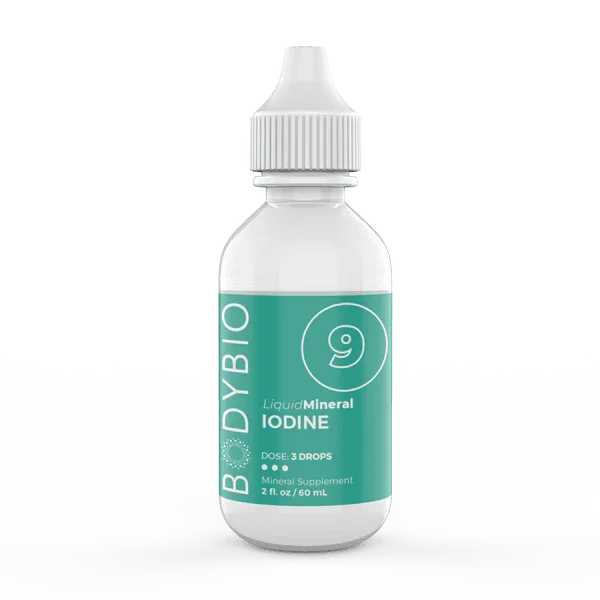 Liquid Iodine (Potassium Iodide) 2oz - Bodybio - welzo