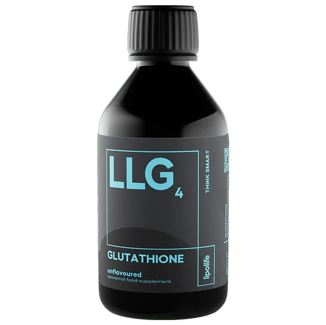 LLG4 Liposomal Glutathione (Unflavoured) 250ml - Lipolife - welzo