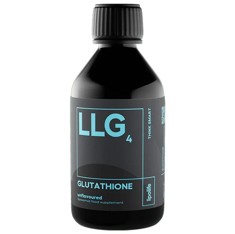 LLG4 Liposomal Glutathione (Unflavoured) 250ml - Lipolife - welzo