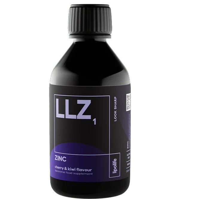 LLZ1 Liposomal Zinc (250ml) - lipolife - welzo