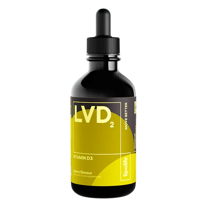 LVD2 Liposomal Vitamin D3 (Cherry Flavour) 60ml - Lipolife - welzo