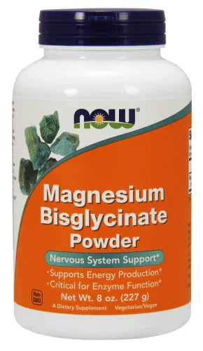 Magnesium Bisglycinate Powder, 8 oz (227 g) - Now Foods - welzo