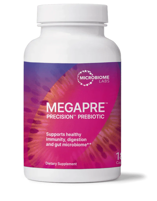 MegaPre Precision Prebiotic (180 capsules) - Microbiome Labs - welzo
