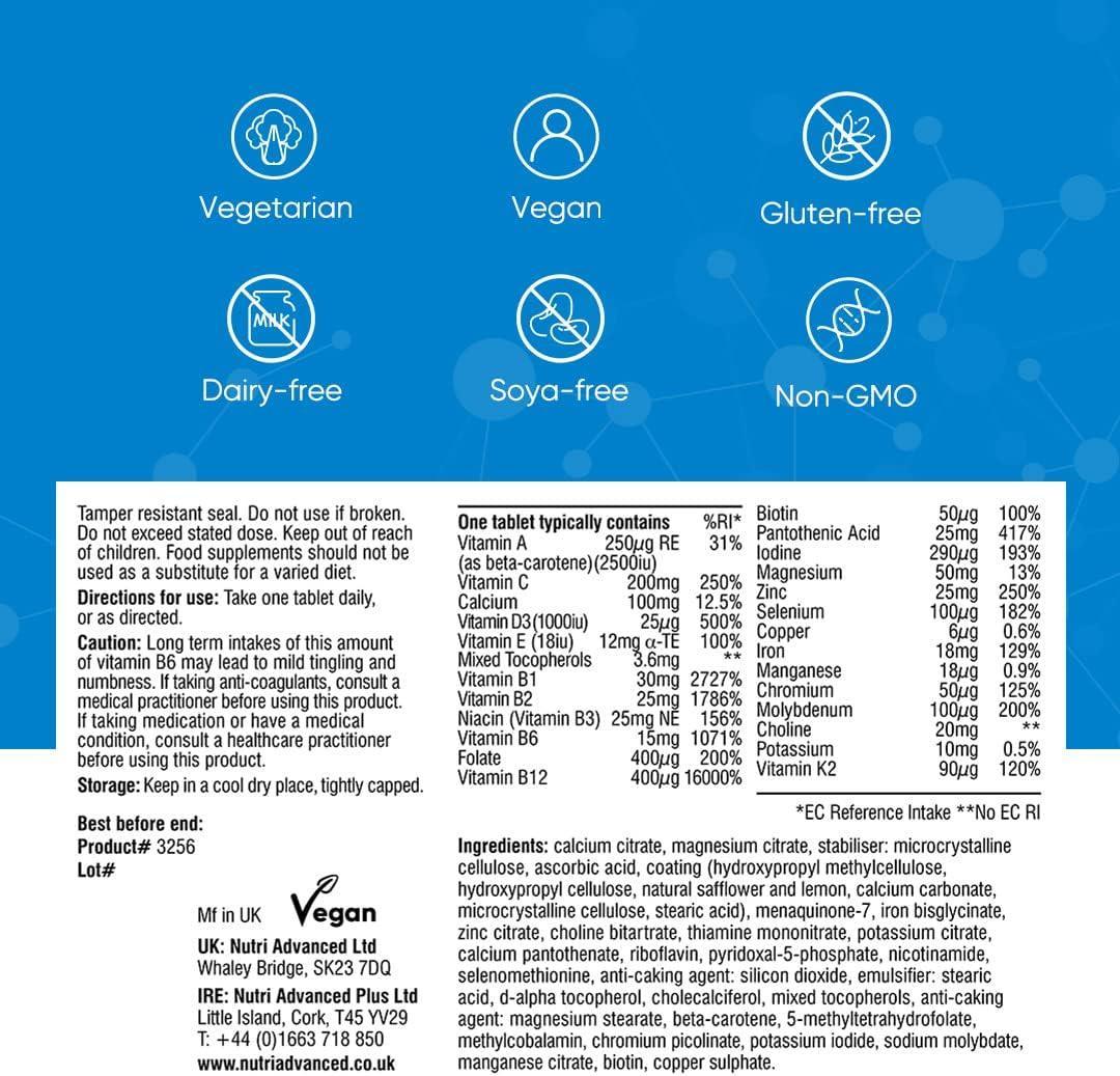 Nutri Advanced Multi Essentials for Pregnancy - 30 Tablets (NDIP)