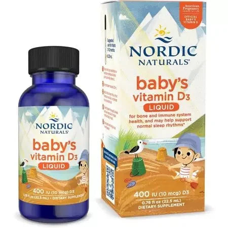 Nordic Naturals Baby's Vitamin D3 400iu 0.76 fl oz