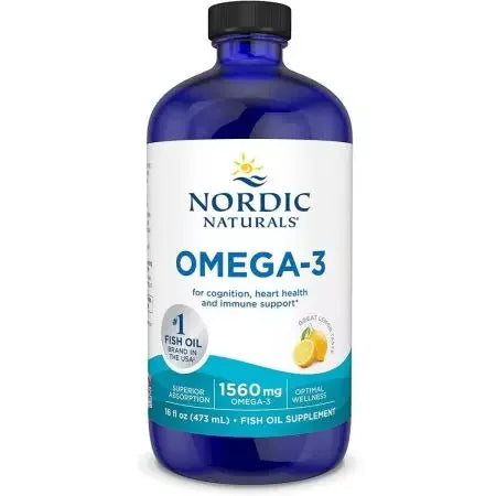 Nordic Naturals Omega3 1,560mg Lemon Flavour 16 fl oz