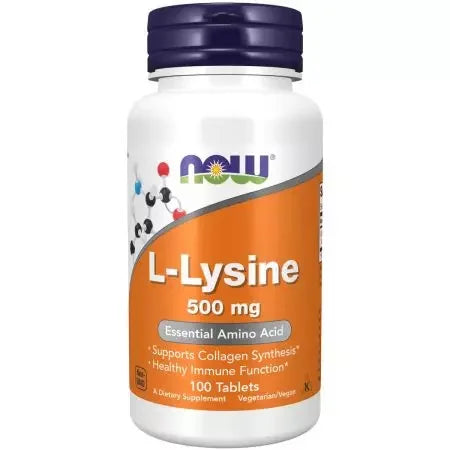 Now Foods Lysine 500mg Tablets