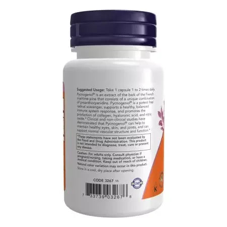 Now Foods Pycnogenol 60 Veg Capsules