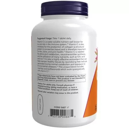 Now Foods Vitamin C1,000 with Rose Hips & Bioflavonoids Tablets