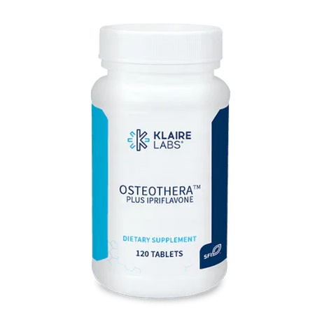 OsteoThera Plus Ipriflavone, 120 Tablets - Klaire Labs - welzo