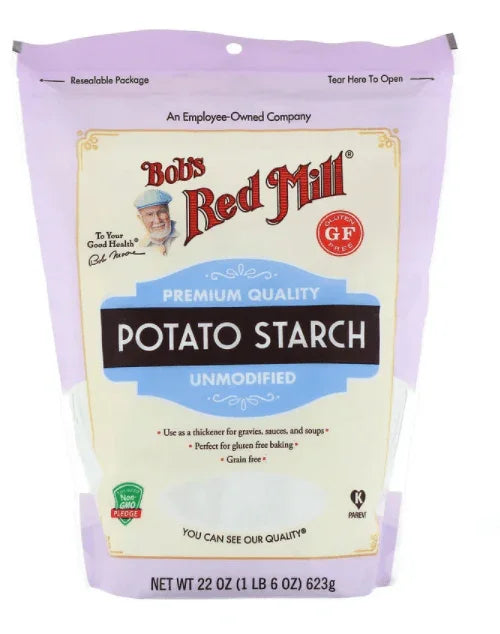 Potato Starch, Unmodified, 22 oz (623 g) - Bob's Red Mill - welzo