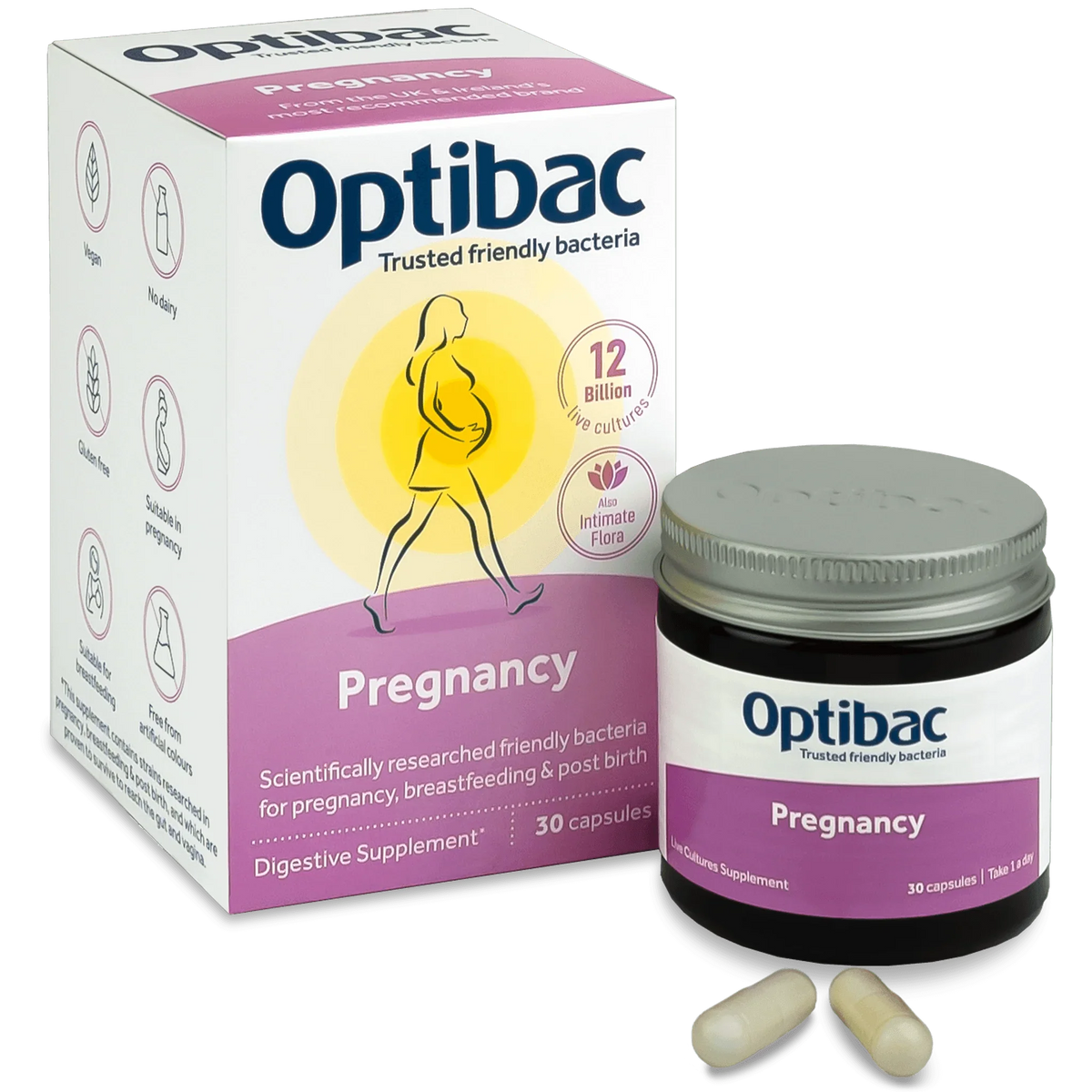 OptiBac Probiotics For Pregnancy, 30 capsules Official Rapid Tests